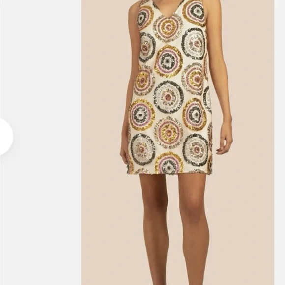 Sequined Trina Turk Party Dress - Picture 3 of 8